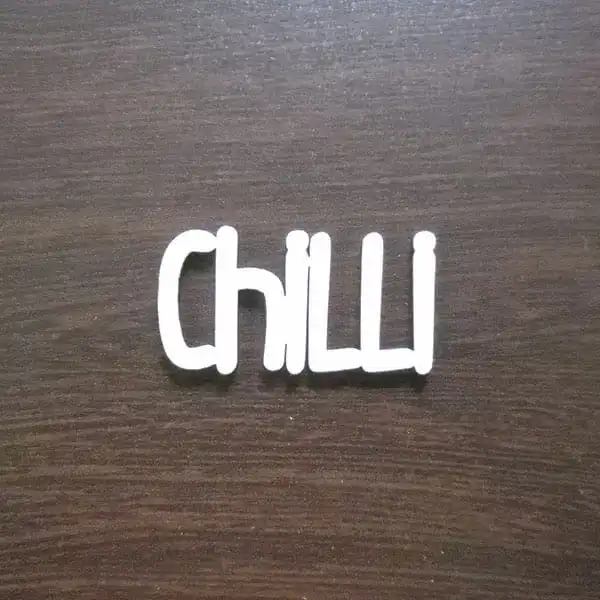ND085 Napis CHILLI
