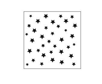 STE221 Stempel tło w gwiazdki