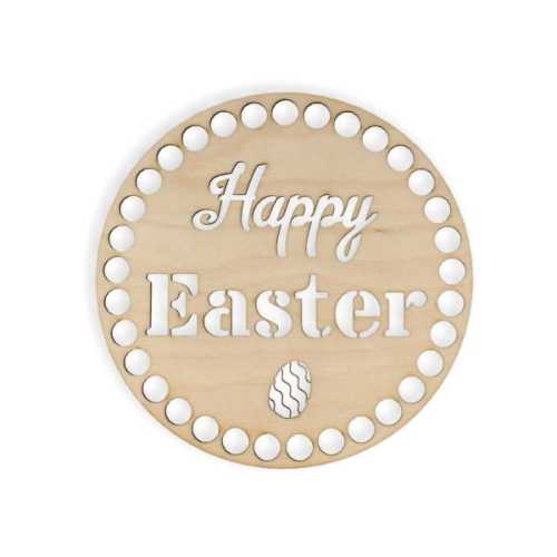 BSZ27 Baza koszyka - koło 15cm Happy Easter