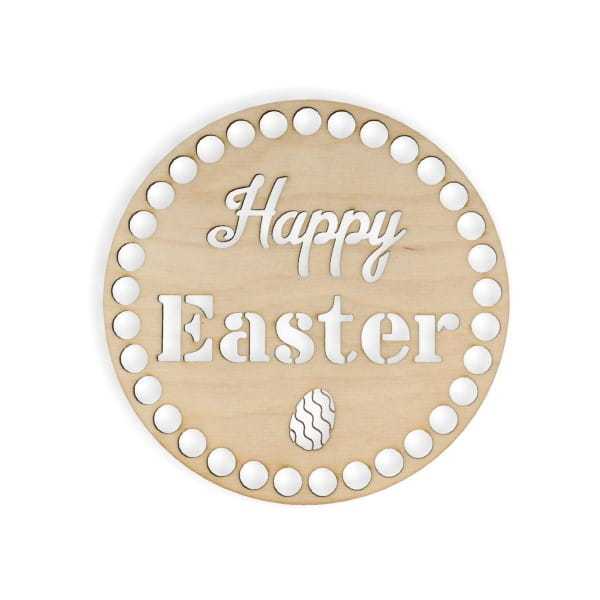 BSZ27 Baza koszyka - koło 15cm Happy Easter