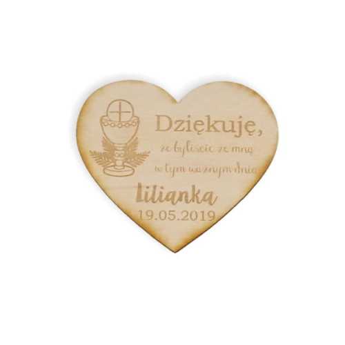 MDG01 Magnes z podziękowaniem - Hostia CHRZEST KOMUNIA
