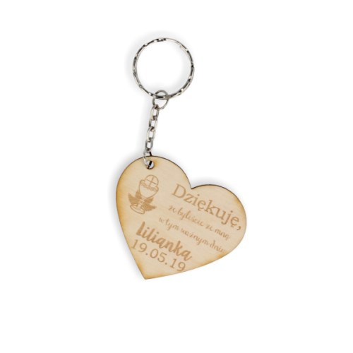 BDG05 Brelok personalizowany podziękowanie HOSTIA