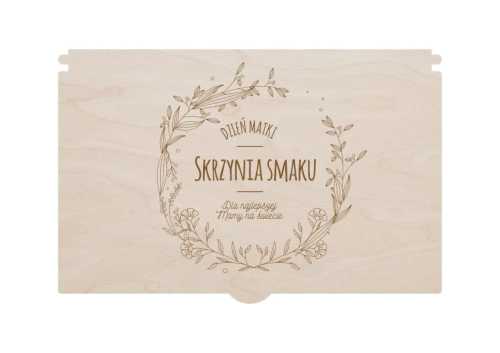 PS16 Zamykane pudełko - grawer - Skrzynia smaku