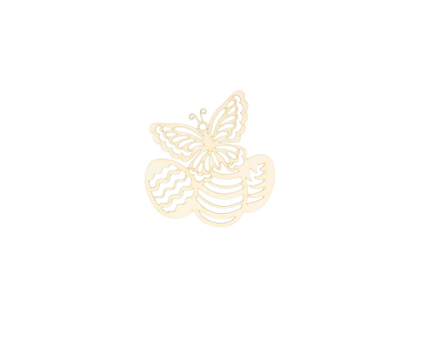 SK1614 Pisanki z motylem