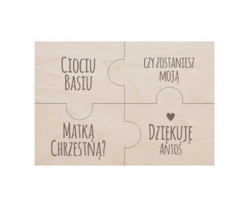 PUZ01-GR Puzzle dla Chrzestnej - zapytanie