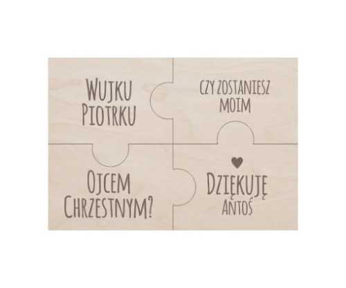 PUZ02-GR Puzzle dla Chrzestnego - zapytanie