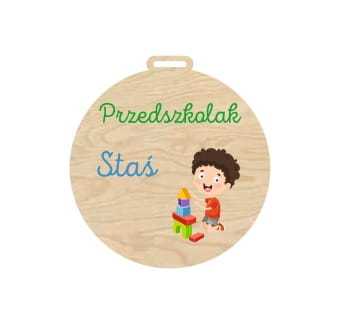 MED03-UV Medal Przedszkolak - różne wzory PERSONALIZACJA