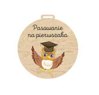 MED06-UV Medal - pasowanie na pierwszaka Sowa