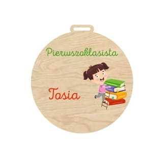 MED11-UV Medal - Pierwszoklasista - różne wzory PERSONALIZACJA