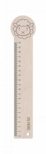 ASZ005 Linijka 20 cm - grawer - Owca