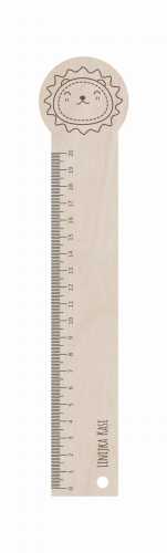 ASZ009 Linijka 20 cm - grawer - Lew