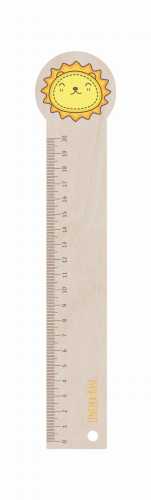 ASZ018 Linijka 20 cm - druk UV - Lew