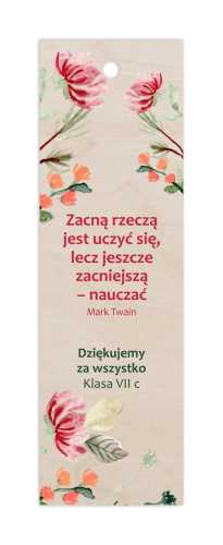 ZD36N Zakładka z nadrukiem UV - Dla nauczyciela