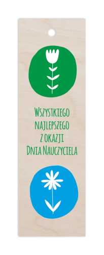 ZD38N Zakładka z nadrukiem UV - Dzień nauczyciela v2