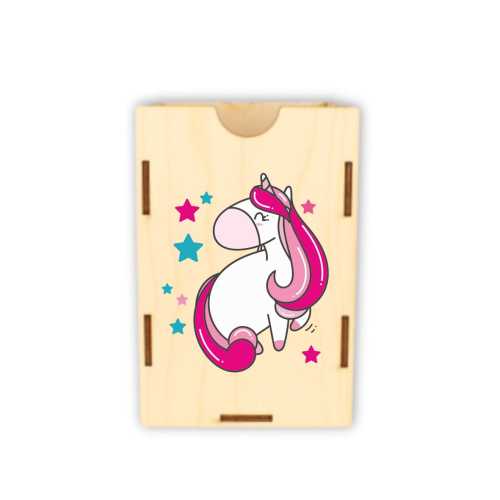 ASZ025 UV Organizer/pojemnik na biurko duży- Jednorożec