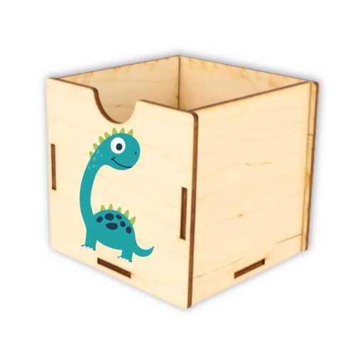 ASZ027 UV Organizer/pojemnik na biurko mały -  Dinozaur