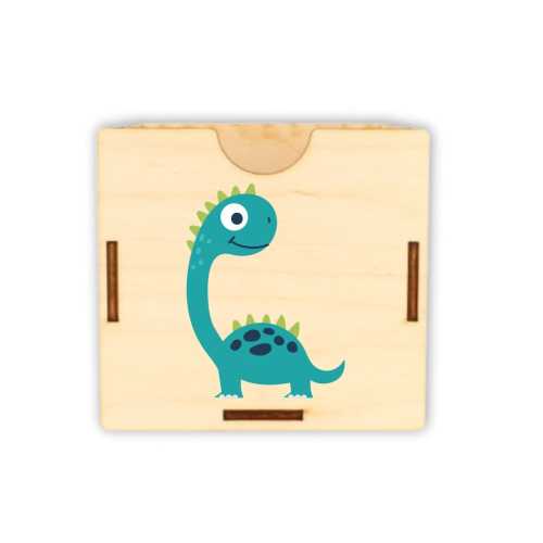 ASZ027 UV Organizer/pojemnik na biurko mały -  Dinozaur
