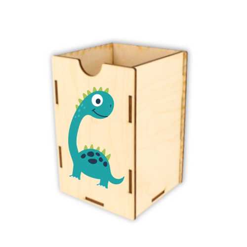 ASZ028 UV Organizer/pojemnik na biurko duży -  Dinozaur