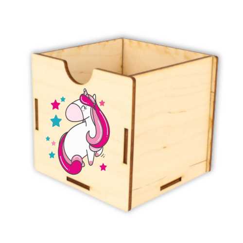 ASZ037 UV Organizer/pojemniki na biurko zestaw - Jednorożec