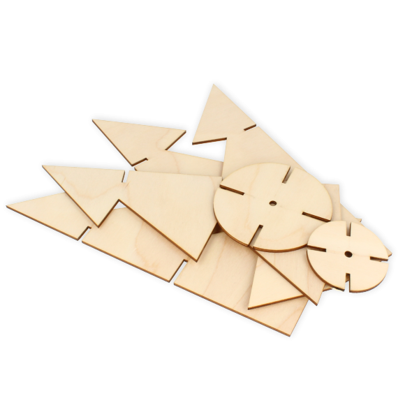 ST089 Choinka 3D