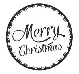 STE261 Stempel - Merry Christmas