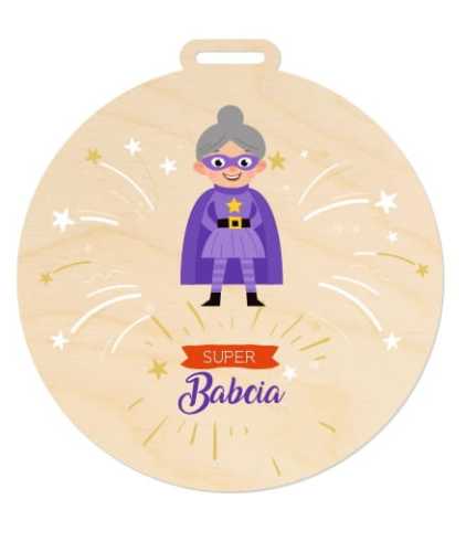 MED015-UV Medal dla Super Babci