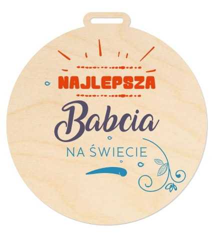 MED017-UV Medal dla Najlepszej Babci
