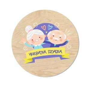 PO65-UV Podkładka pod kubek Herbatka Dziadka