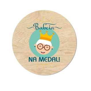 PO66-UV Podkładka pod kubek Babcia na medal