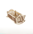 AD1252 Składana kołyska 3D