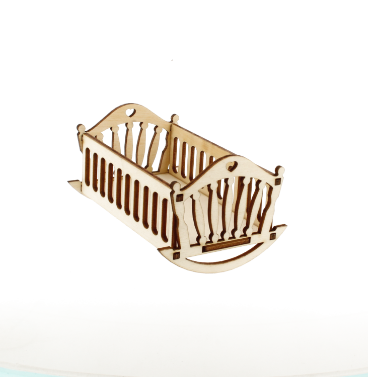 AD1252 Składana kołyska 3D
