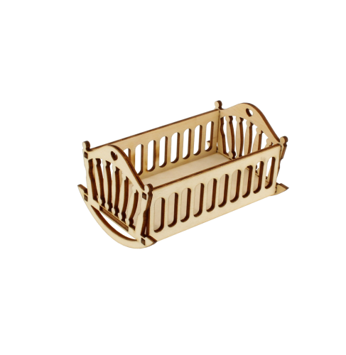 AD1252 Składana kołyska 3D