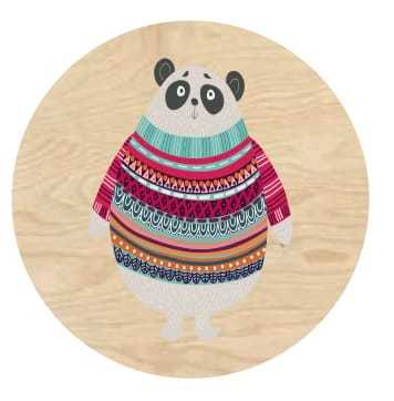 PO93-UV Podkładka pod kubek ETHNOCUP panda