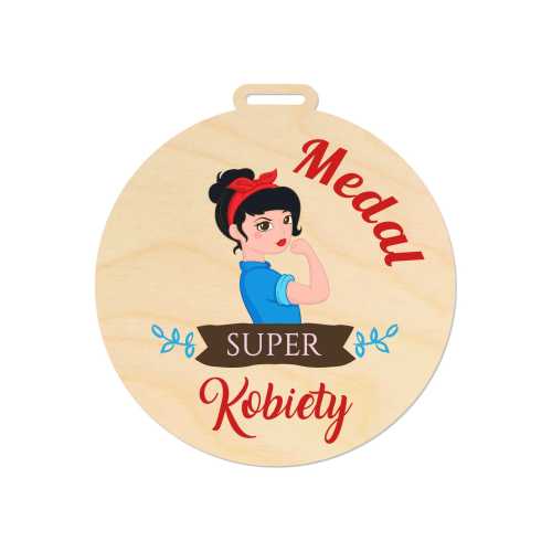 MED021-UV Medal Super Kobiety DZIEŃ KOBIET
