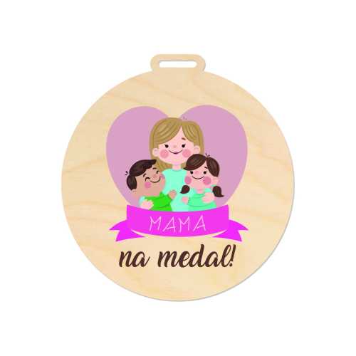 MED024-UV Medal Mama na medal DZIEŃ MATKI