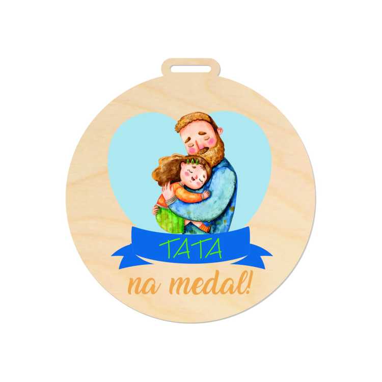 MED027-UV Medal Tata na medal DZIEŃ OJCA