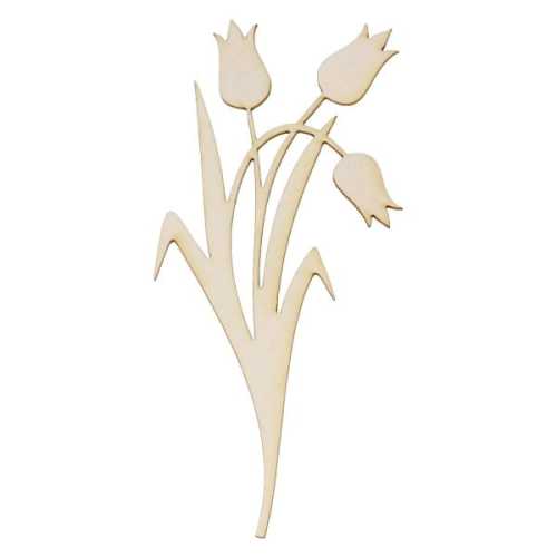 SK1732 Kwiat z kartonu - tulipan
