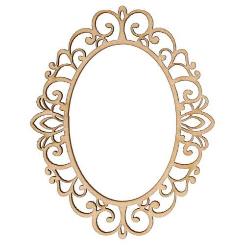 AD1288 Elegancka owalna ramka