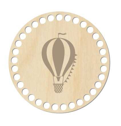 BSZ223-E Baza koszyka - grawer, koło 15cm - balon