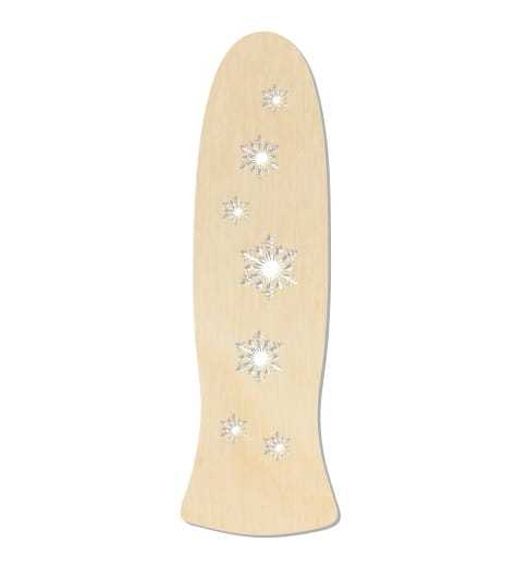 BR009 Glove blocker - baza do rękawic jednopalczastych w śnieżynki