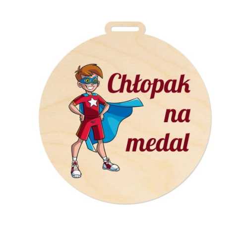 MED038-UV Medal CHŁOPAK NA MEDAL
