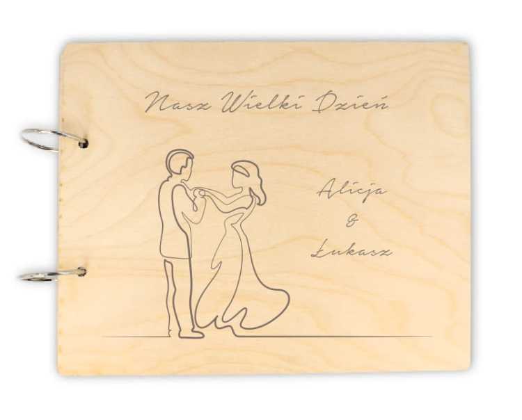 BZ167E Engraved album - Wedding