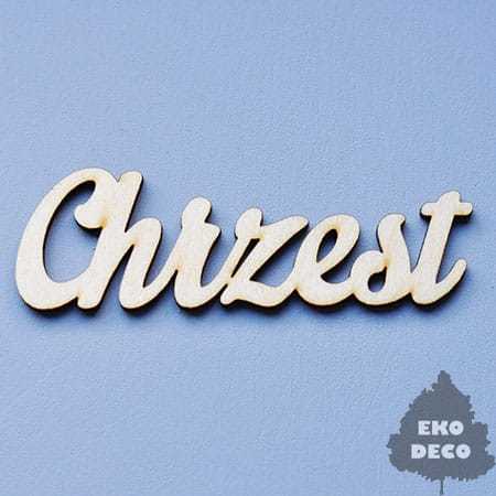 ND034-M CHRZEST - napis