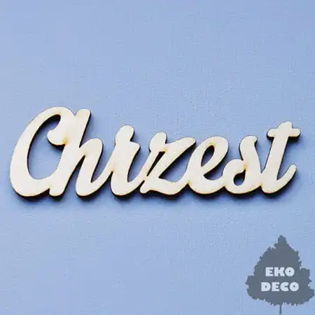 ND034-M CHRZEST - napis