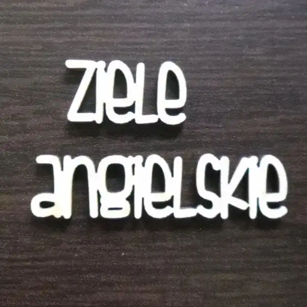 ND110-M Napis ziele angielskie