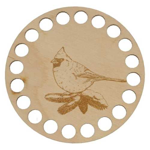BSZ264-E Baza podkładki - grawer, koło 10cm -  jemiołuszka