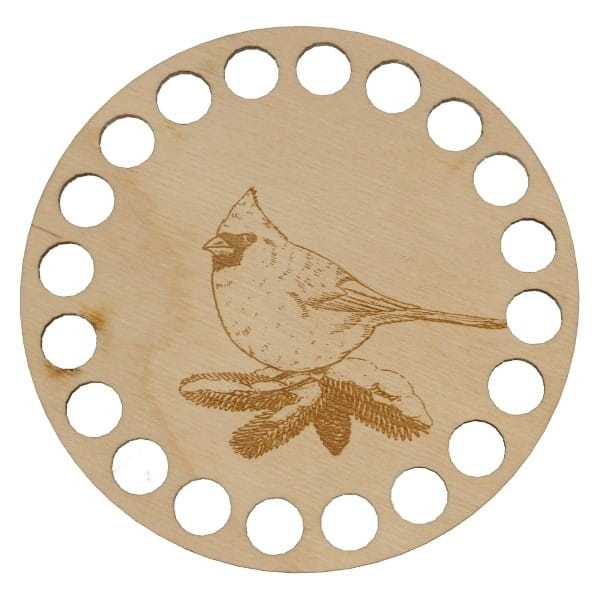 BSZ264-E Baza podkładki - grawer, koło 10cm -  jemiołuszka