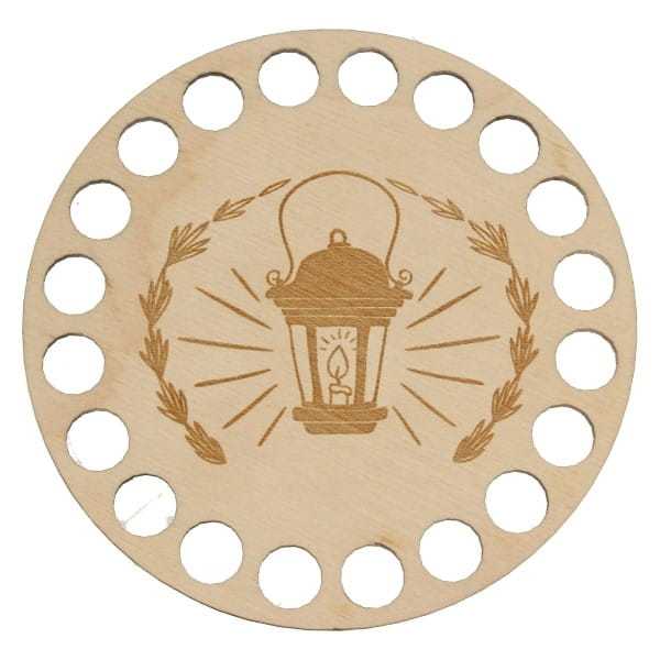 BSZ272-E Baza podkładki - grawer, koło 10cm -latarenka