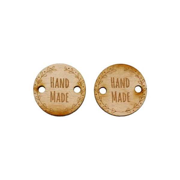 SD630E Metka drewniana Hand Made - 2 sztuki
