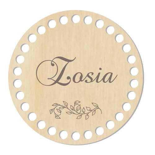 BSZ381-E Baza szydełkowa - 46mm PERSONALIZOWANA - gałązka